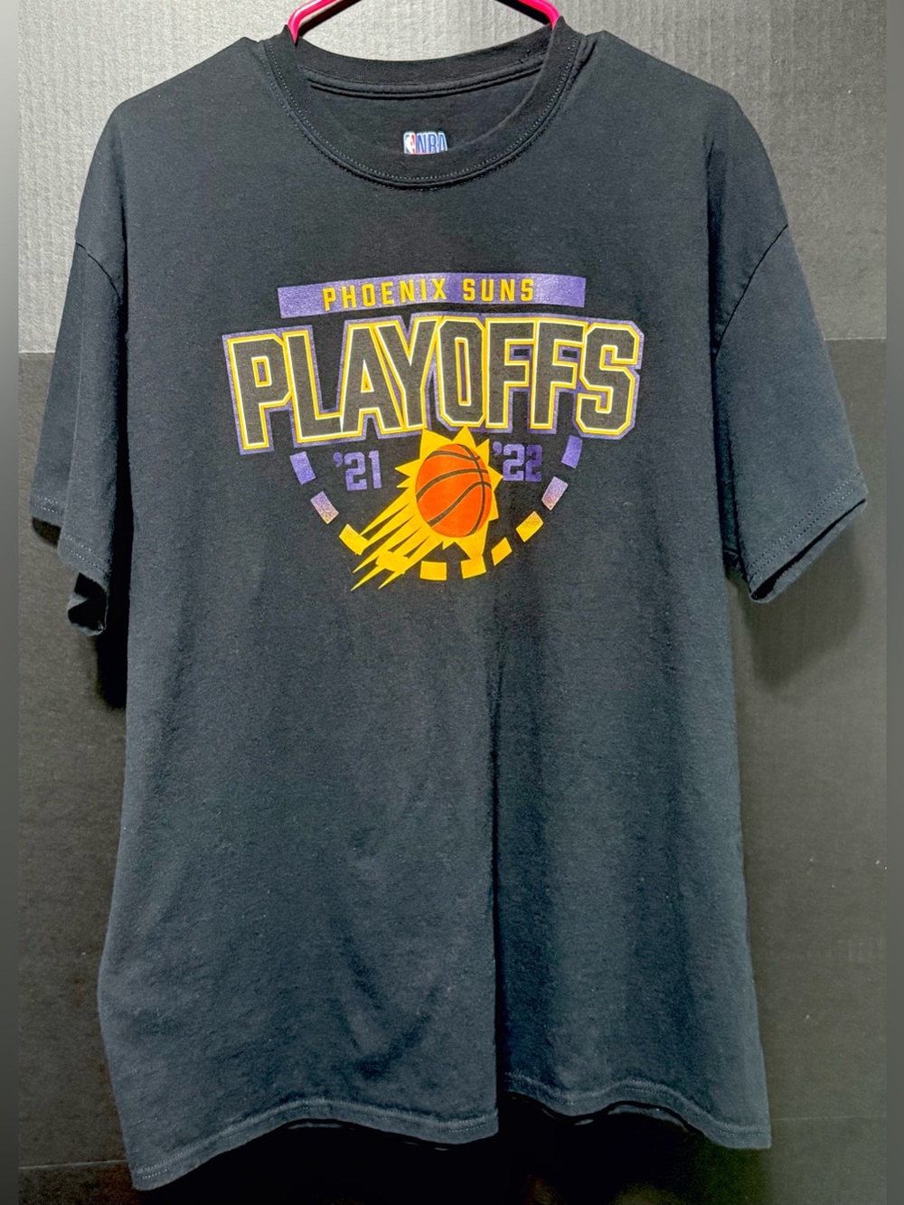 Phoenix Suns NBA Playoffs T-Shirt Black XL 2021 Vintage Style Graphic Tee